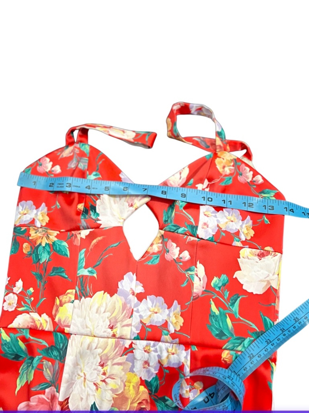 Again Los Angeles Dylan Bustier Dress Flower Print - Picture 5 of 9